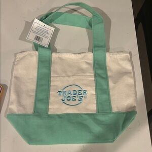 Trader Joe’s mint Green mini Tote Bag